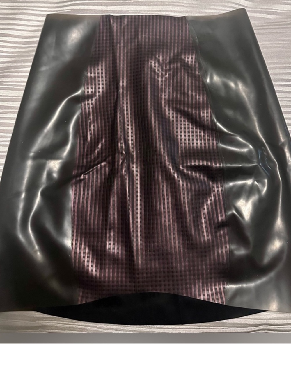 Latex skirt by Baby love 
Renee Masoomian